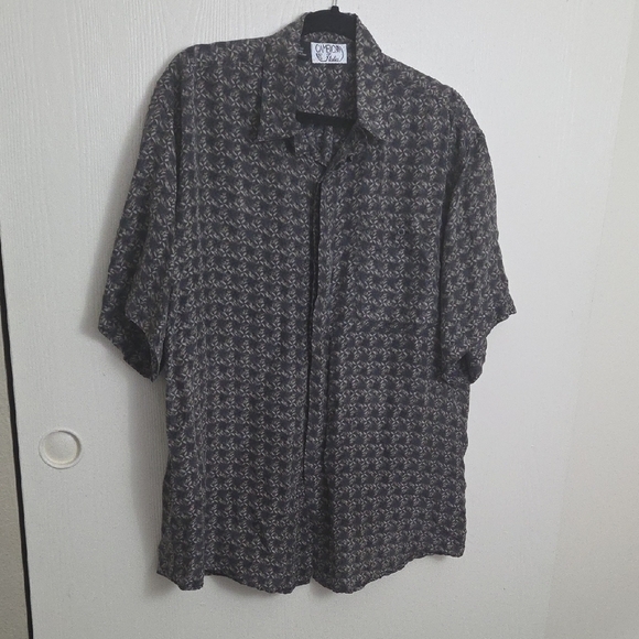 Men's 100% Silk Shirt - Picture 1 of 4